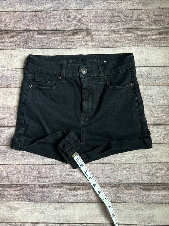 American Eagle Outfitters Pants - American Eagle Outfitters Black Denim High-Rise Jean Shorts Size 4